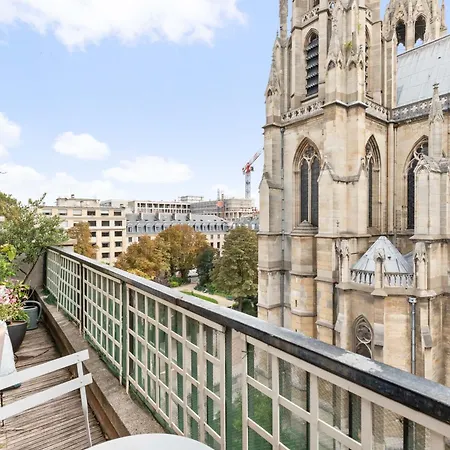 Invalides Vue Tour Eiffel Duplex Parijs