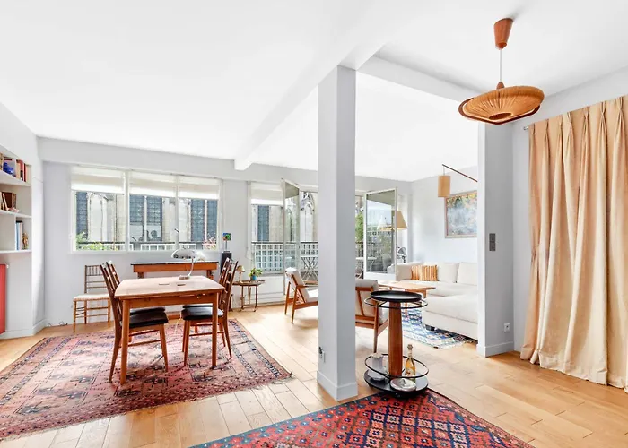 Invalides Vue Tour Eiffel Duplex Appartement *