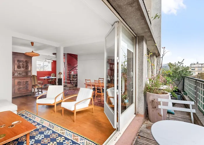 Invalides Vue Tour Eiffel Duplex Appartement *